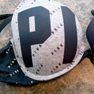 36 C gray and black PINK bra